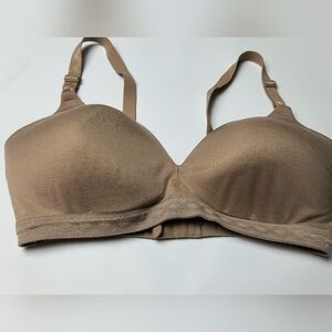 Warner's Brown Seamless Bra 36D
